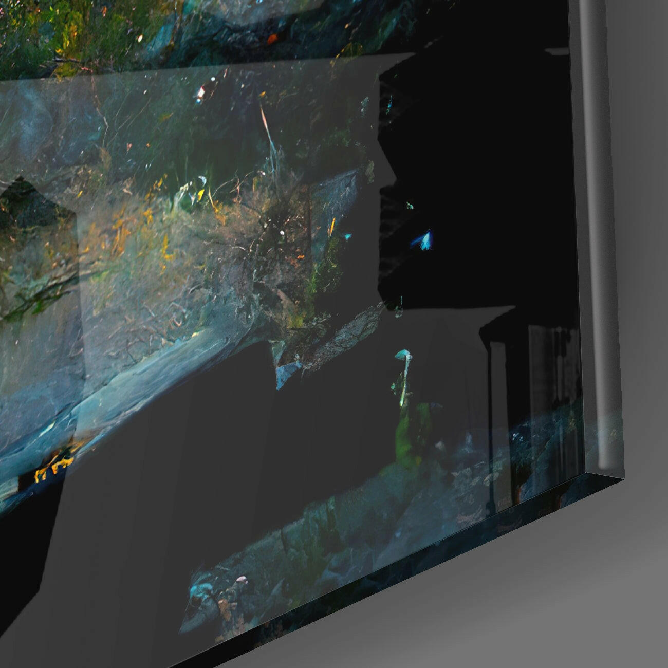 Raining Stars Glass Wall Art  || Designer Collection.