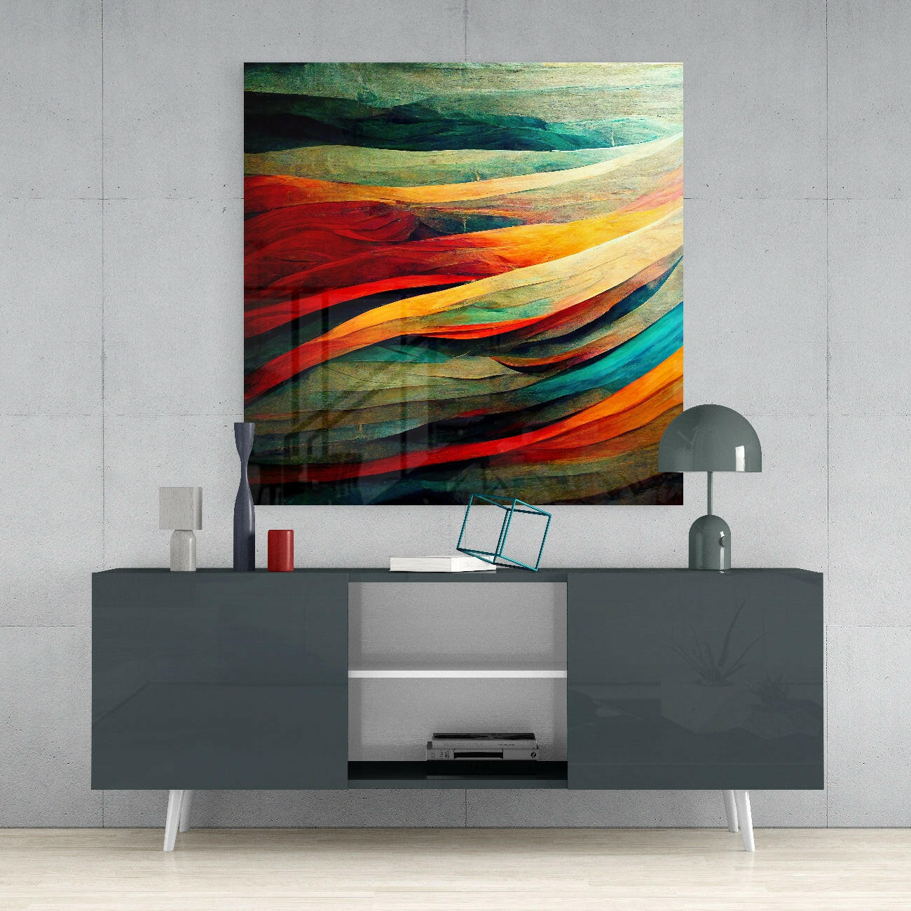 Flow Glass Wall Art  || Designers Collection.