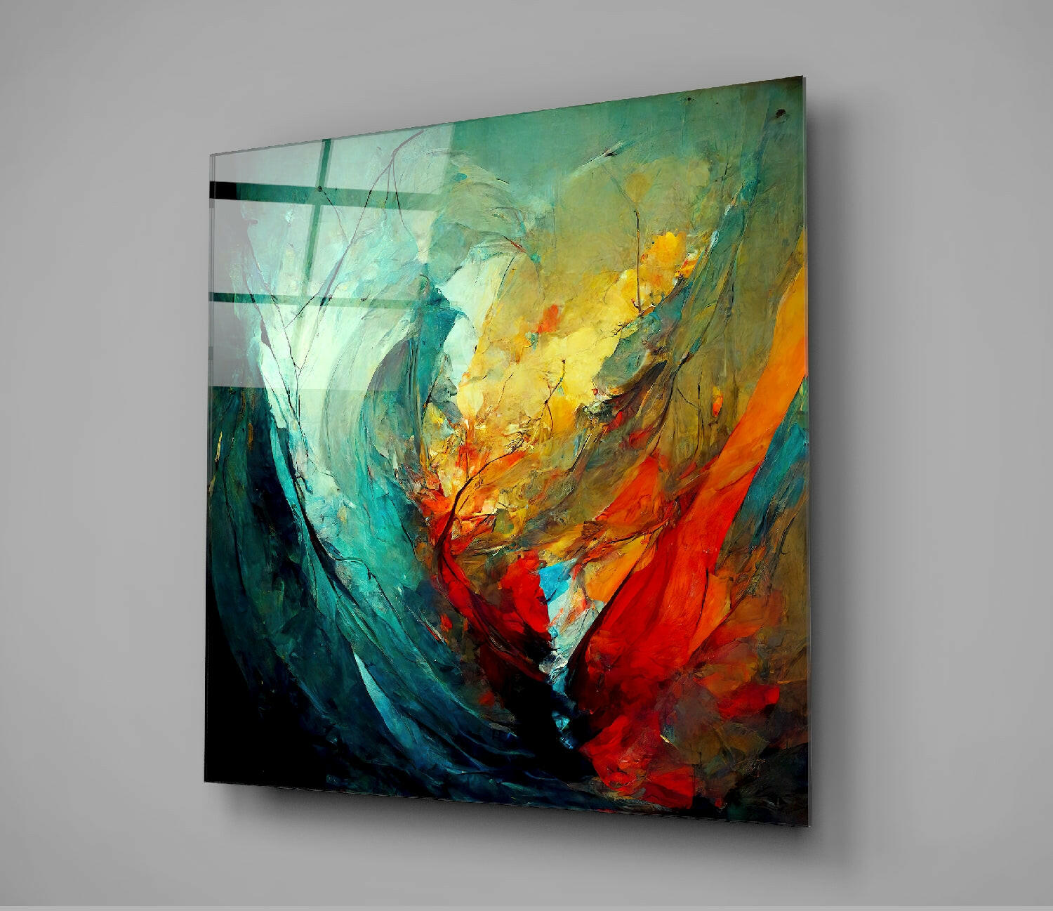 Color Jungle Glass Wall Art  || Designers Collection.