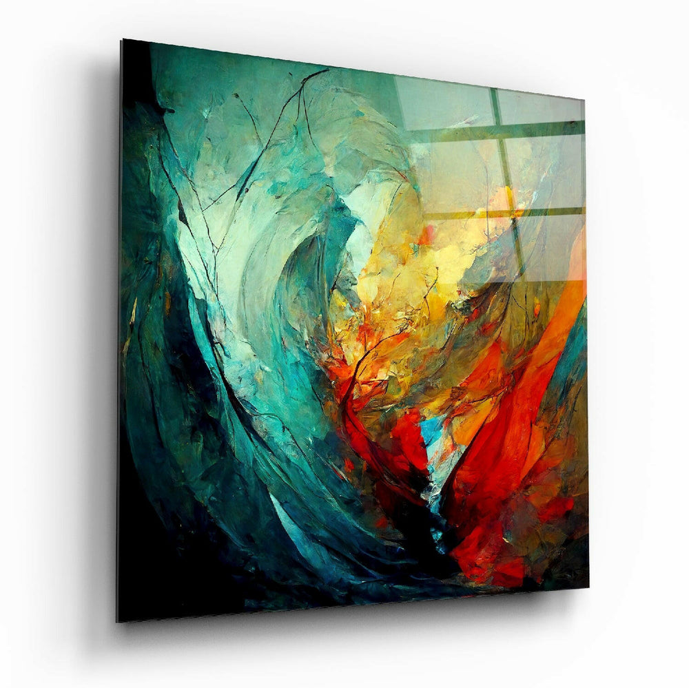 Color Jungle Glass Wall Art  || Designers Collection.