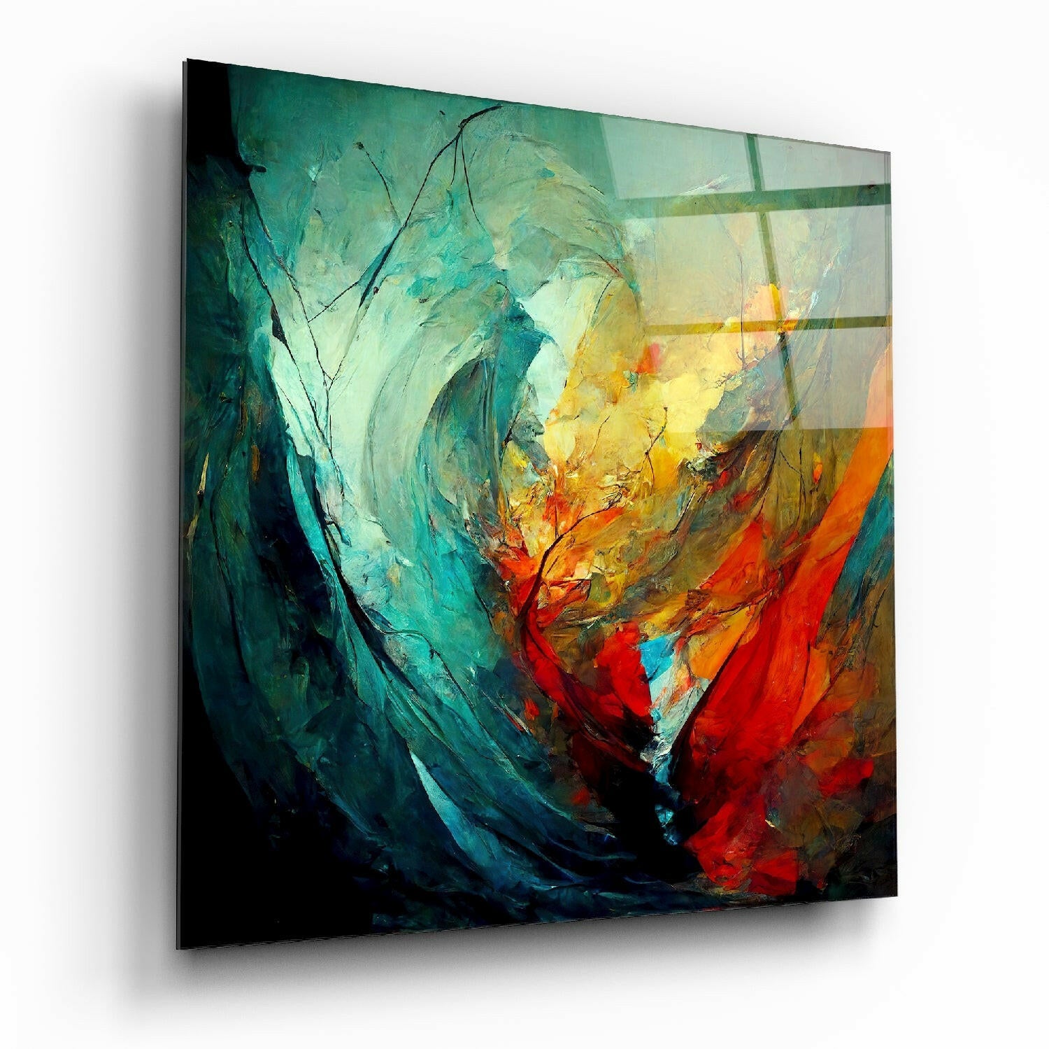 Color Jungle Glass Wall Art  || Designers Collection