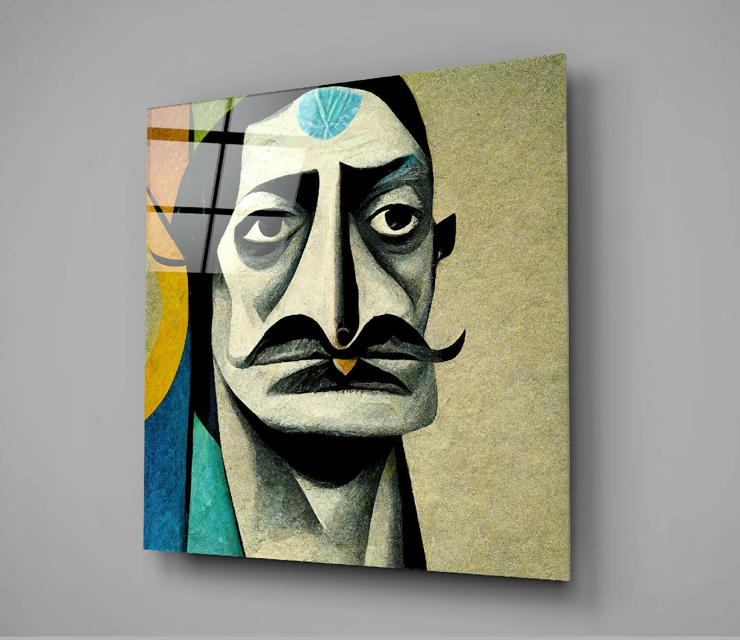 Salvador Glass Wall Art  || Designer Collection.