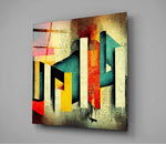 Lost Alphabet Glass Wall Art  || Designer Collection.