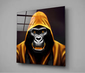 Angry Smile Glass Wall Art  || Designers Collection.