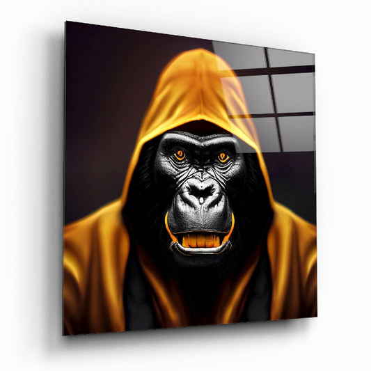 Angry Smile Glass Wall Art  || Designers Collection.