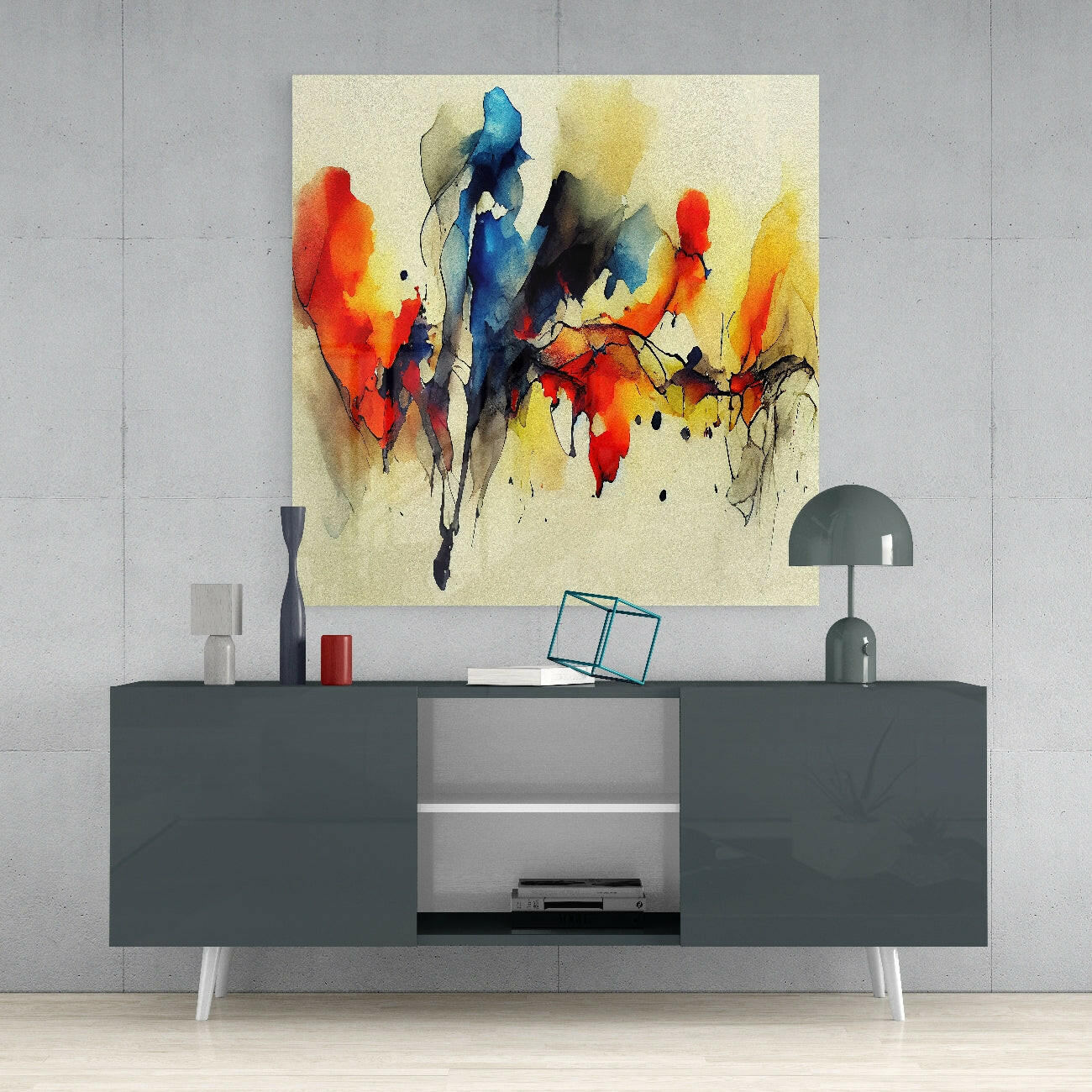 Frequency Glass Wall Art  || Designers Collection.