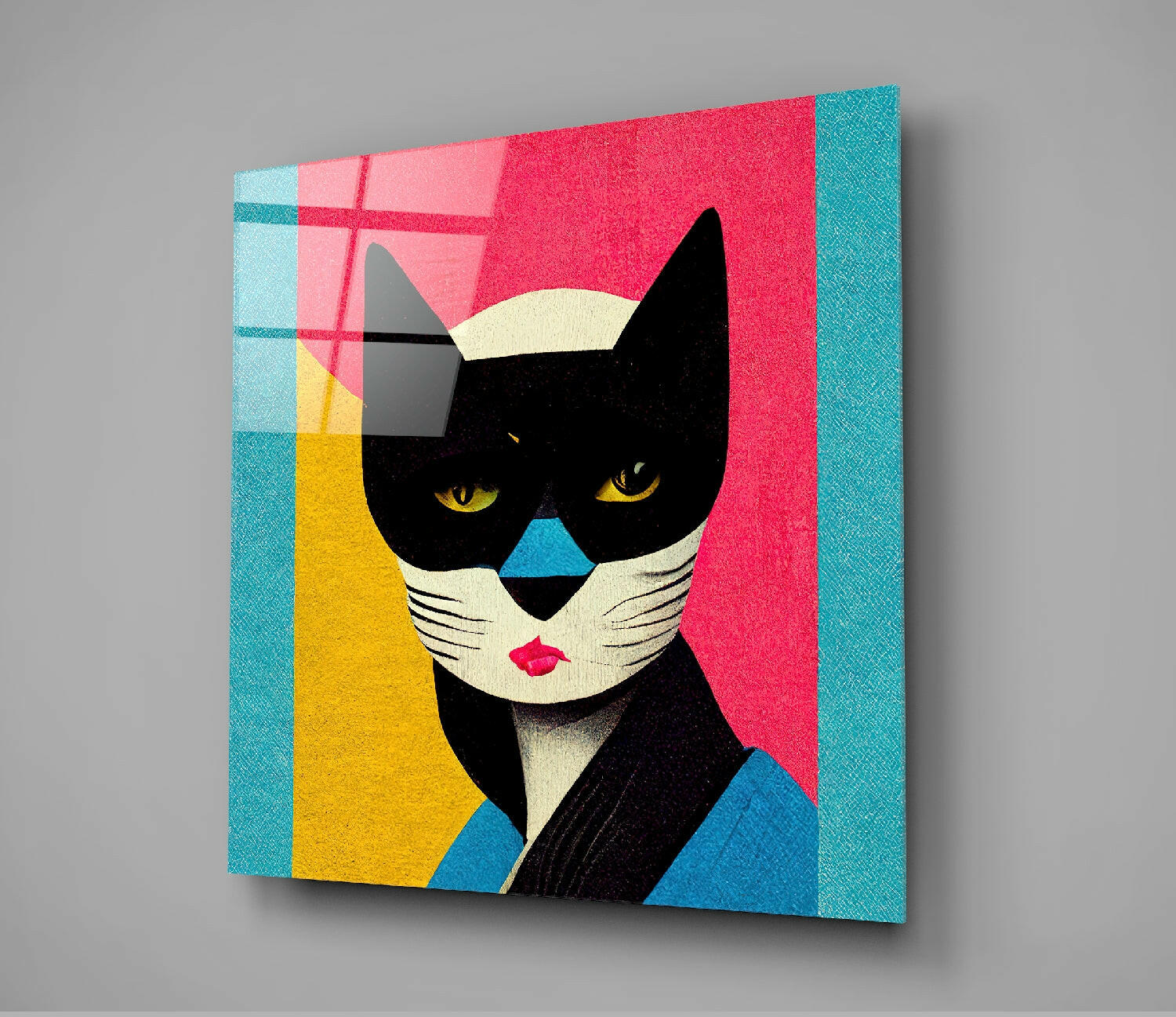 Masked Glass Wall Art  || Designer Collection.