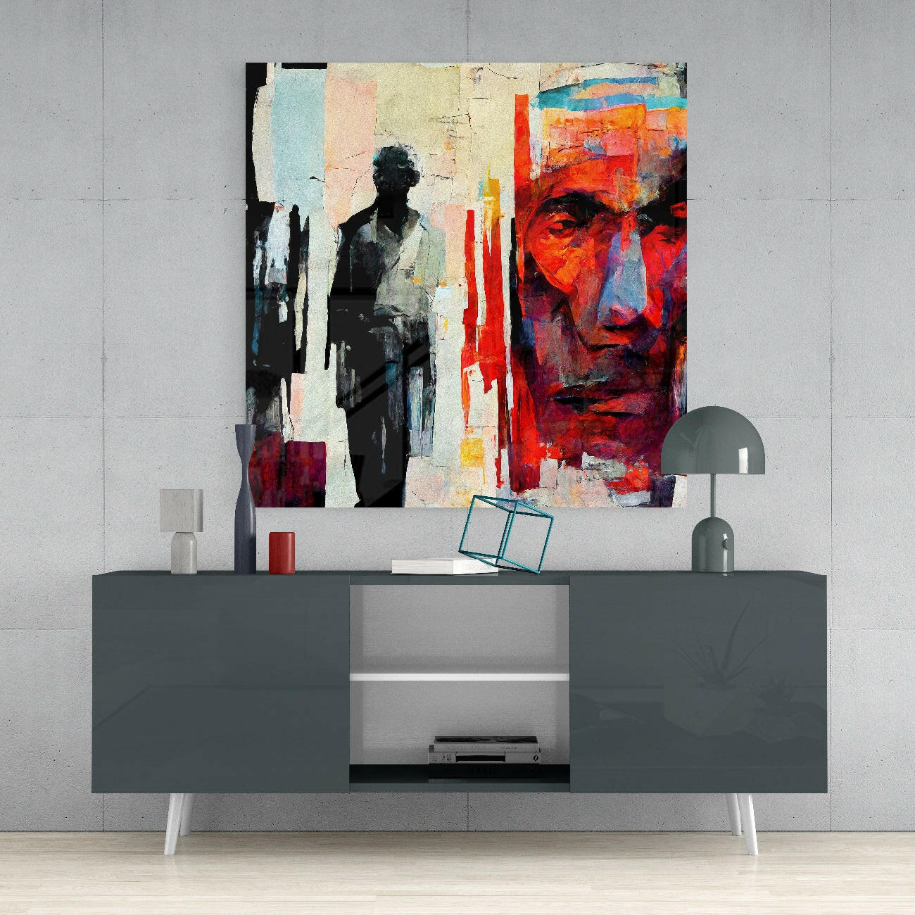 Surveillance Glass Wall Art  || Designer Collection.