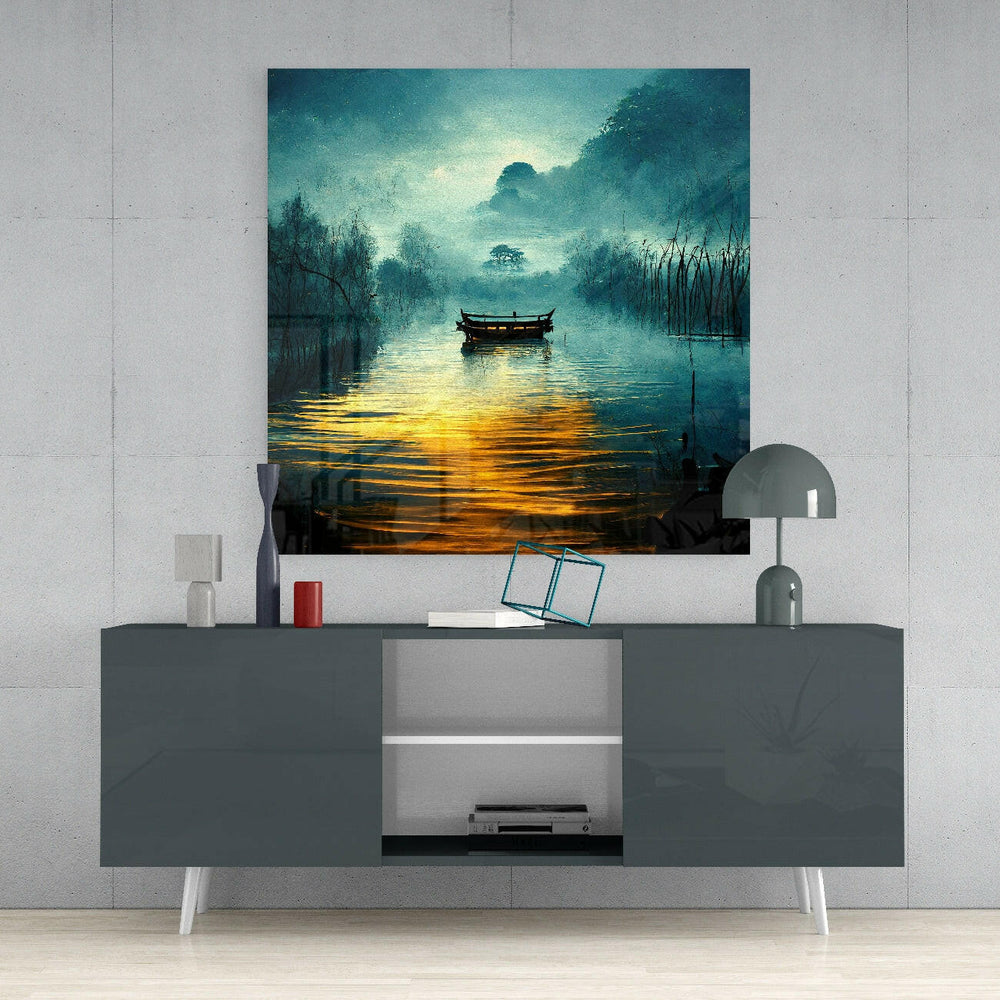 Silence Glass Wall Art  || Designer Collection.