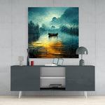 Silence Glass Wall Art  || Designer Collection.