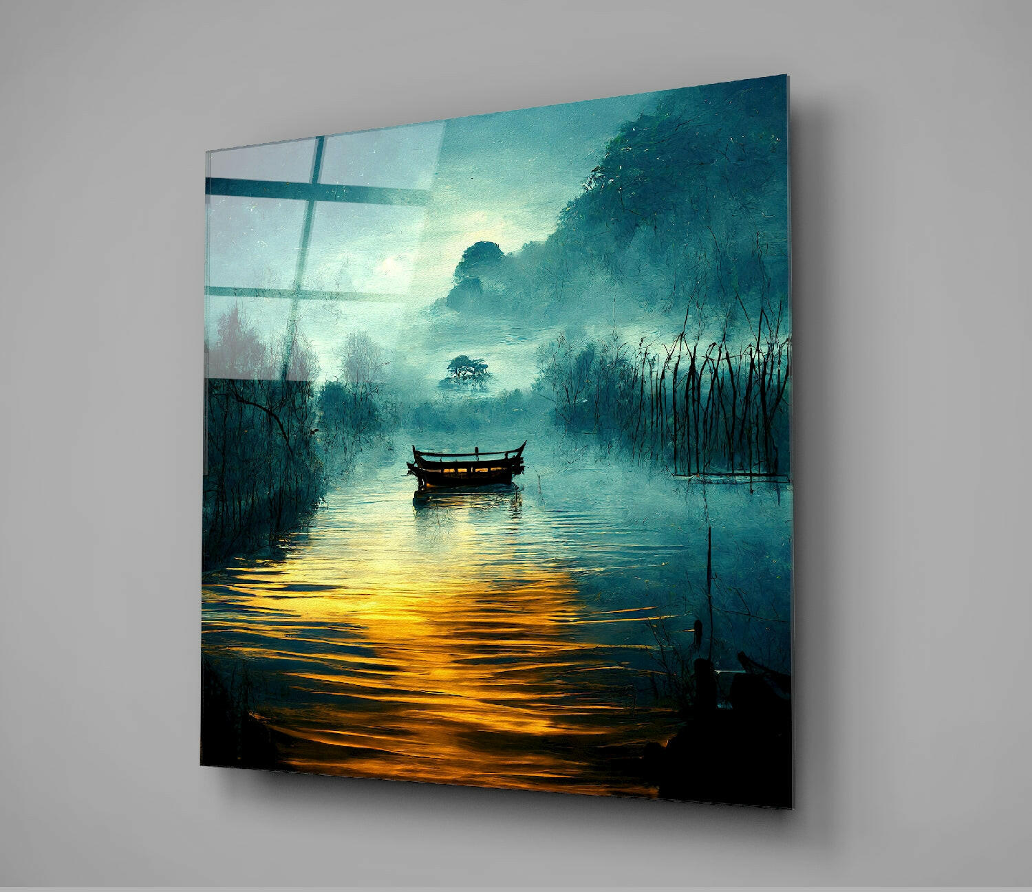 Silence Glass Wall Art  || Designer Collection.