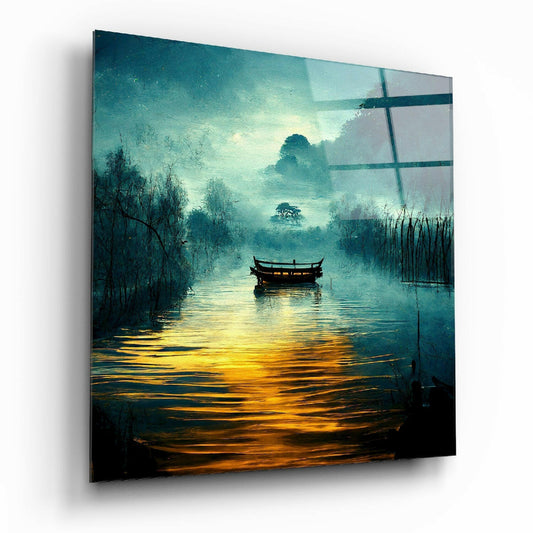 Silence Glass Wall Art  || Designer Collection.
