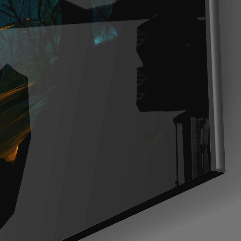 Silence Glass Wall Art  || Designer Collection.