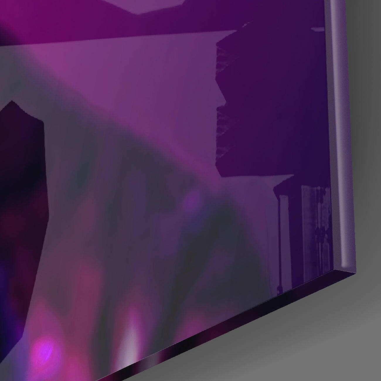 Curious Cat Glass Wall Art  || Designers Collection.