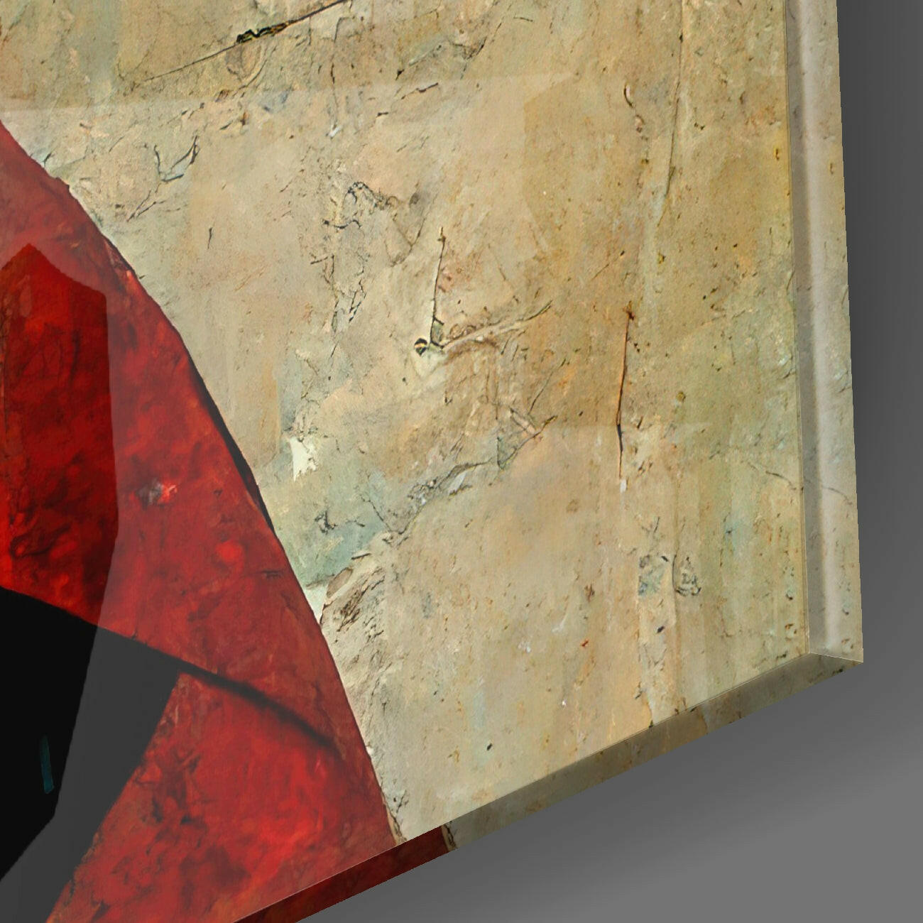 The Hug Glass Wall Art  || Designer Collection.