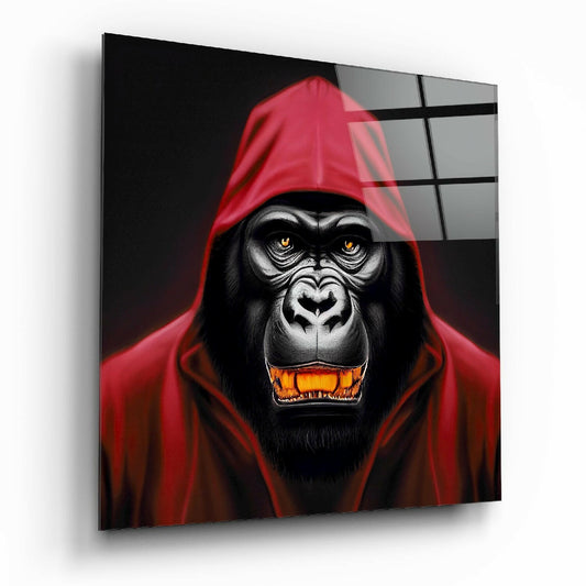Angry Smile Glass Wall Art  || Designers Collection.