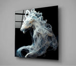 Smoky Horse Glass Wall Art  || Designer Collection.