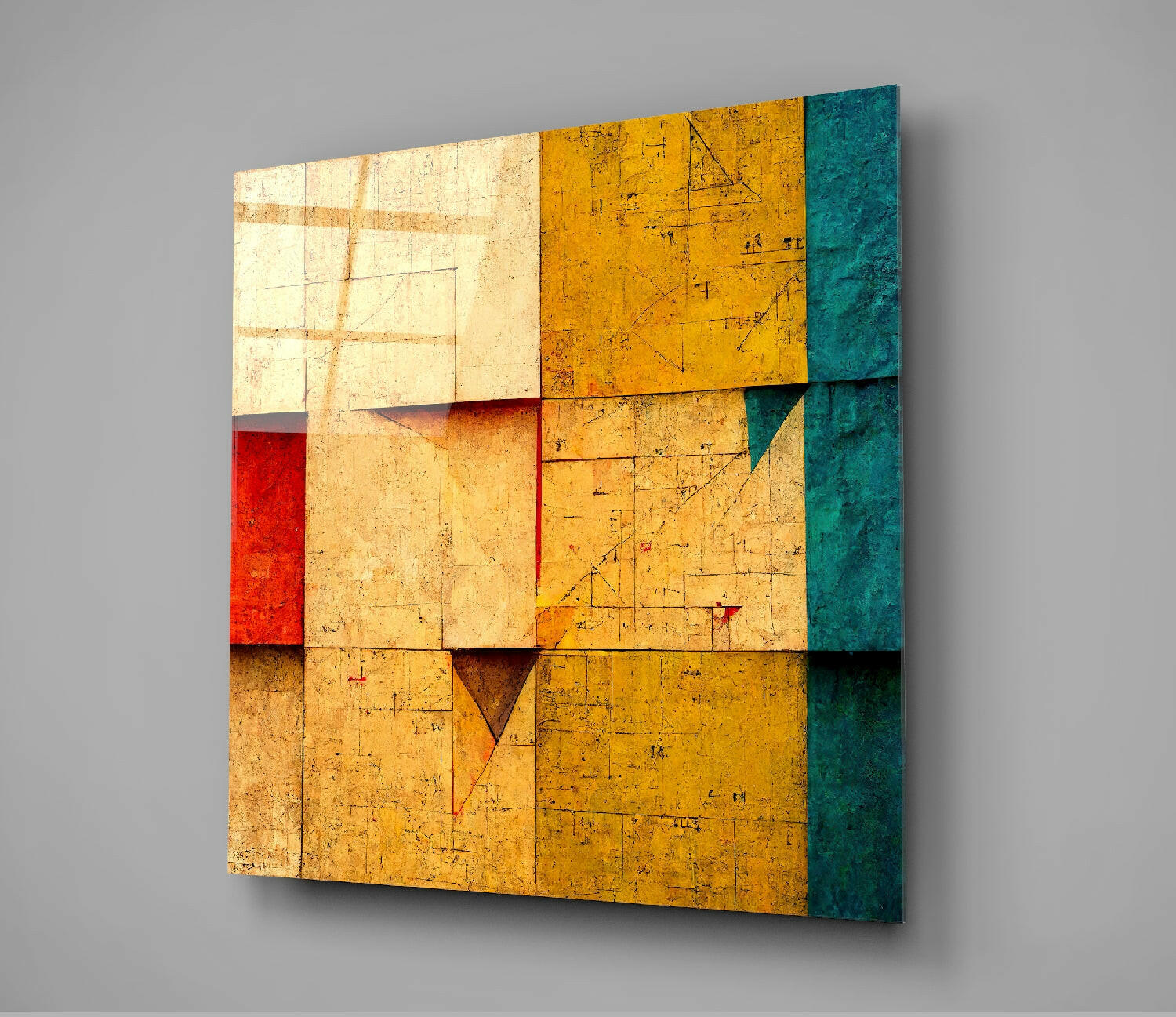 Ancient Wall Glass Wall Art  || Designers Collection.