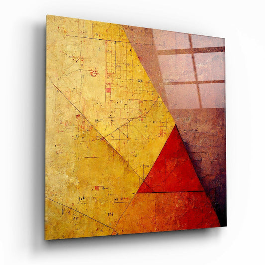 Ancient Wall Glass Wall Art  || Designers Collection.