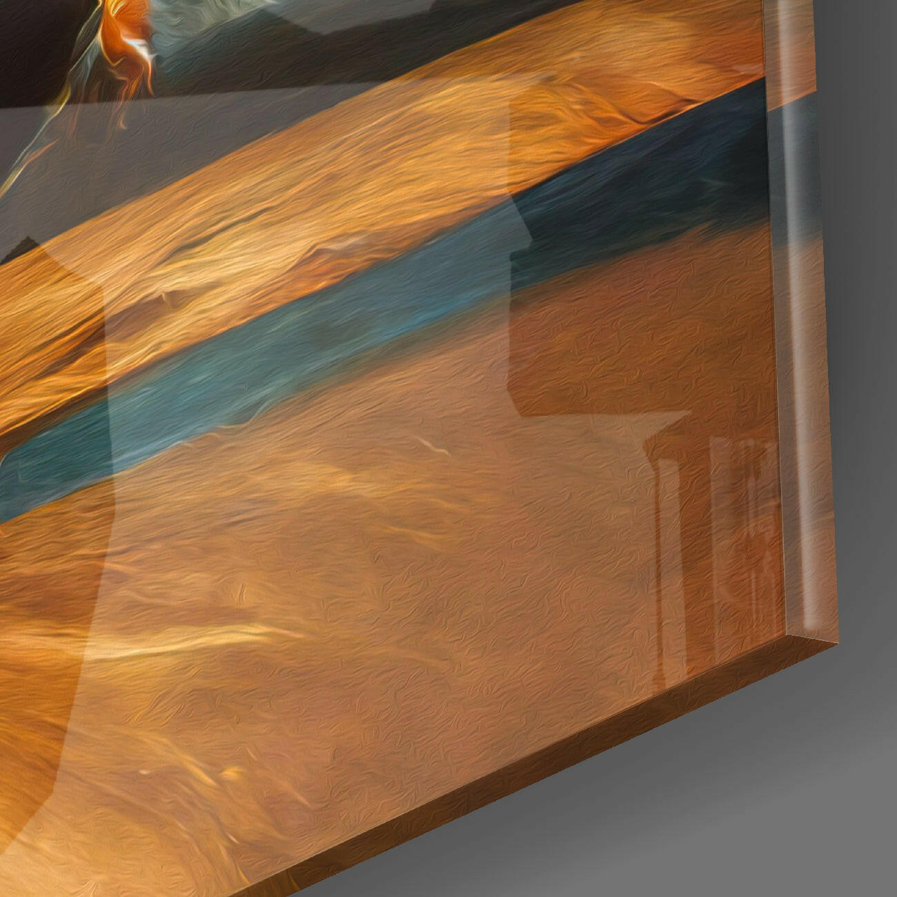 Meditation Glass Wall Art  || Designer Collection.