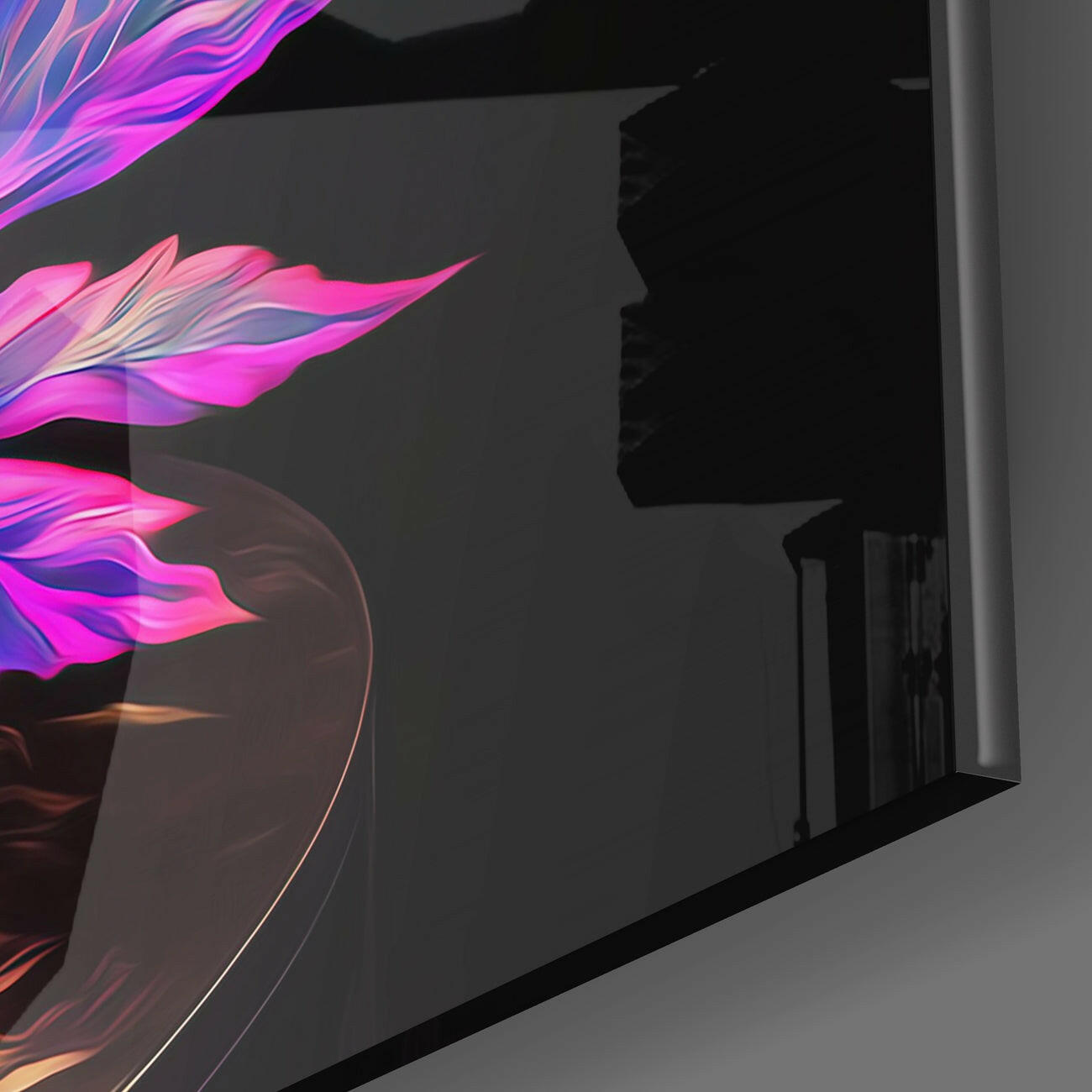 Dragon's Anger Glass Wall Art  || Designers Collection | Insigne Art Design.