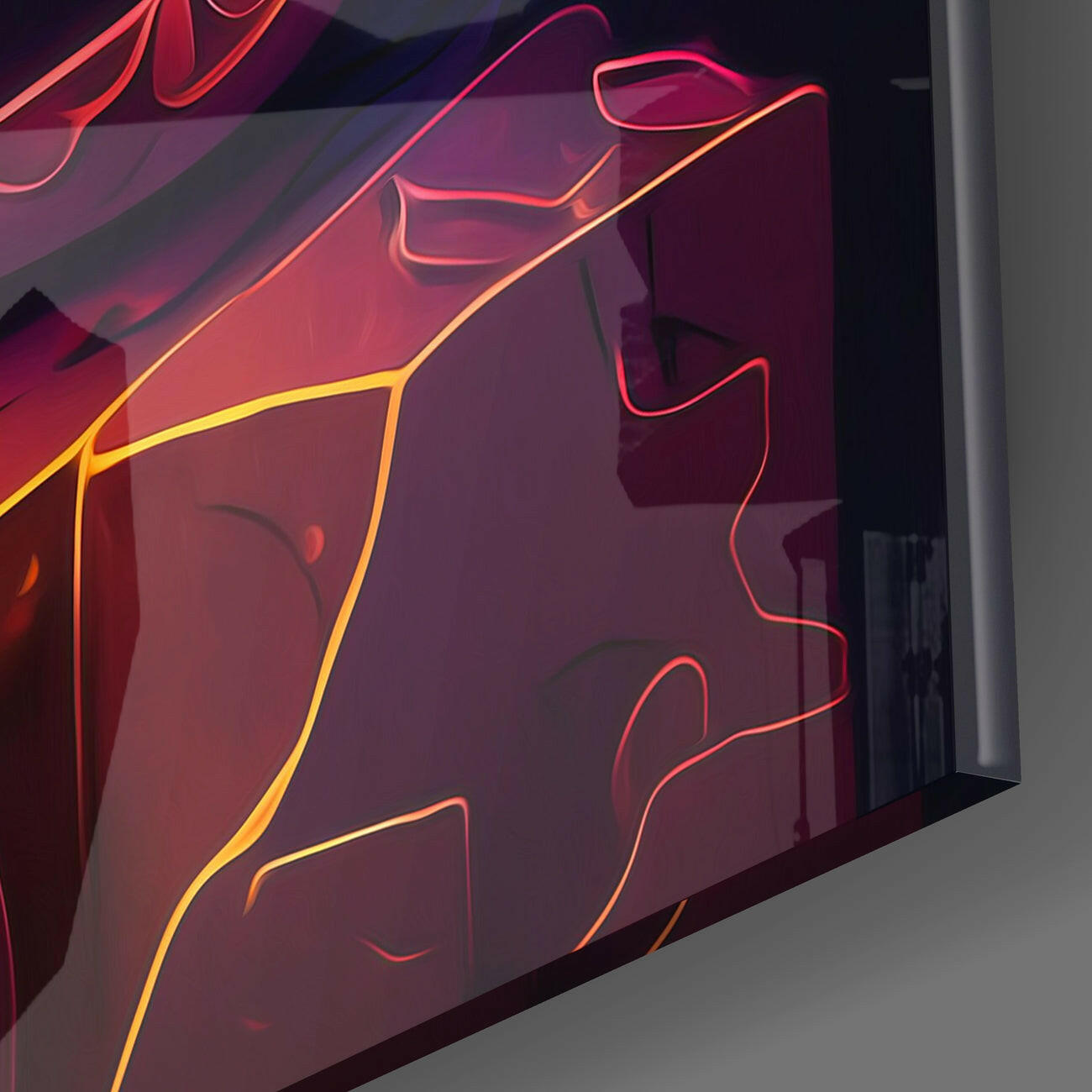 Ancient Cat Glass Wall Art  || Designers Collection | Insigne Art Design.