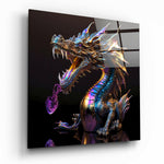 Dragon's Roar Glass Wall Art  || Designers Collection | Insigne Art Design.
