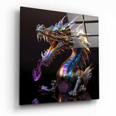 Dragon's Roar Glass Wall Art  || Designers Collection | Insigne Art Design.