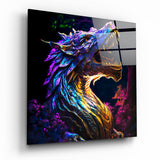 Dragon's Roar Glass Wall Art  || Designers Collection | Insigne Art Design