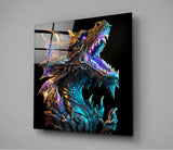 Dragon's Roar Glass Wall Art  || Designers Collection | Insigne Art Design