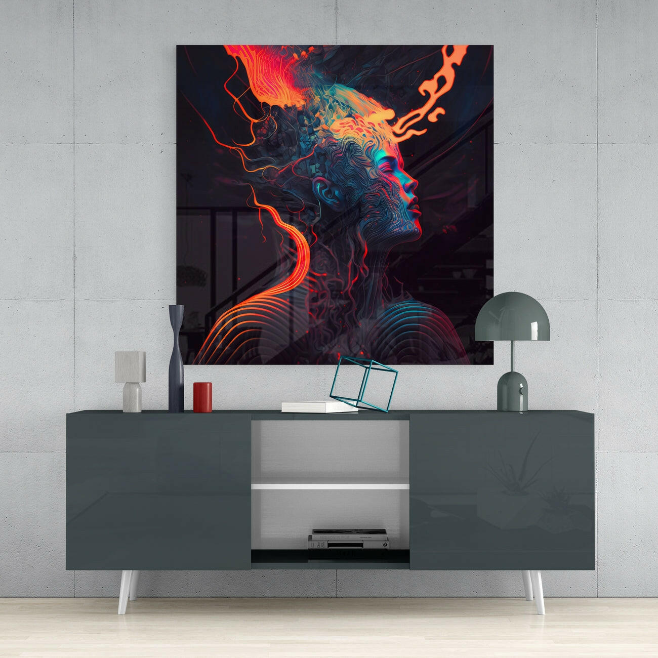 Be the Music Glass Wall Art  || Designers Collection | Insigne Art Design.