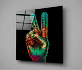 Peace Glass Wall Art  || Designer Collection | Insigne Art Design