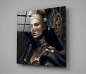 The Queen Glass Wall Art  || Designer Collection | Insigne Art Design.