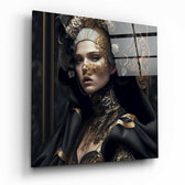 The Queen Glass Wall Art  || Designer Collection | Insigne Art Design.
