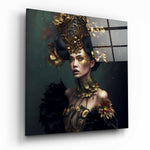 The Queen Glass Wall Art  || Designer Collection | Insigne Art Design.
