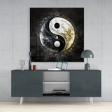 Ying and Yang Glass Wall Art  || Designer Collection | Insigne Art Design