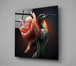 Tropical Beauties Glass Wall Art  || Designer Collection | Insigne Art Design.