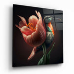 Tropical Beauties Glass Wall Art  || Designer Collection | Insigne Art Design.