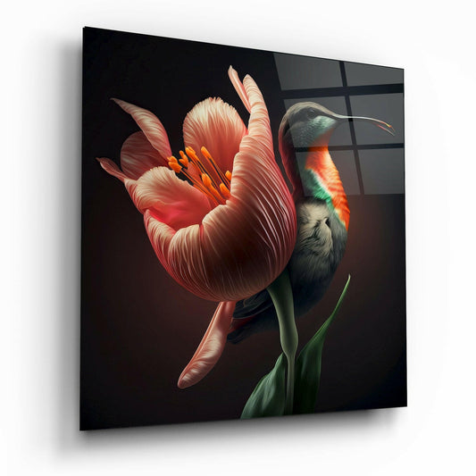 Tropical Beauties Glass Wall Art  || Designer Collection | Insigne Art Design.