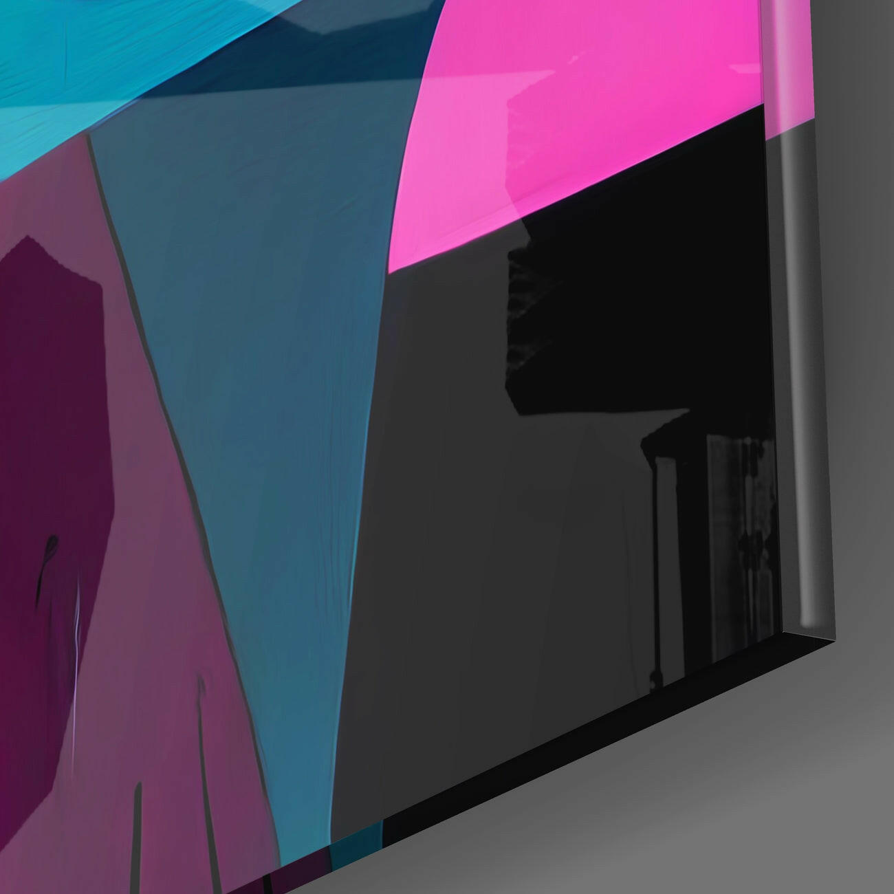 Picasso's Mind Glass Wall Art  || Designer Collection | Insigne Art Design.