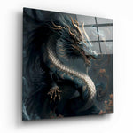 Dragon's Roar Glass Wall Art  || Designers Collection | Insigne Art Design.