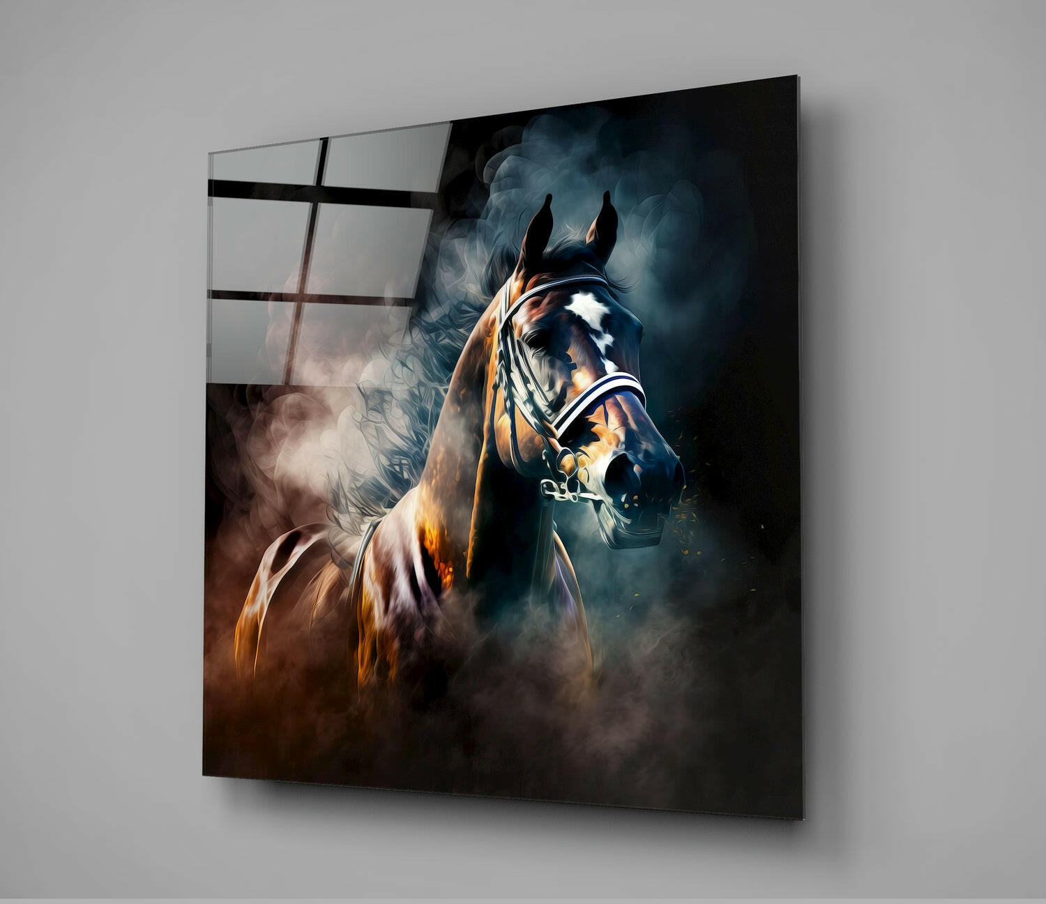Horse Glass Wall Art  || Designers Collection | Insigne Art Design.