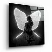Me Flying Glass Wall Art  || Designer Collection | Insigne Art Design.