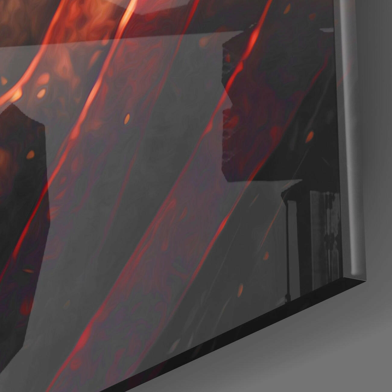 Kratos Glass Wall Art  || Designer Collection | Insigne Art Design.