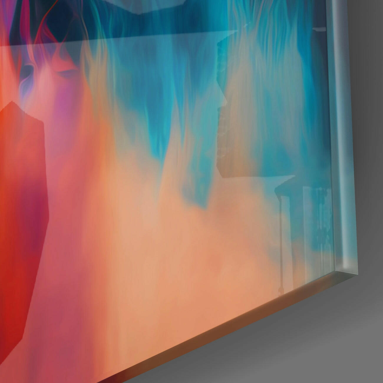 Smoked Thoughts Glass Wall Art  || Designer Collection | Insigne Art Design.