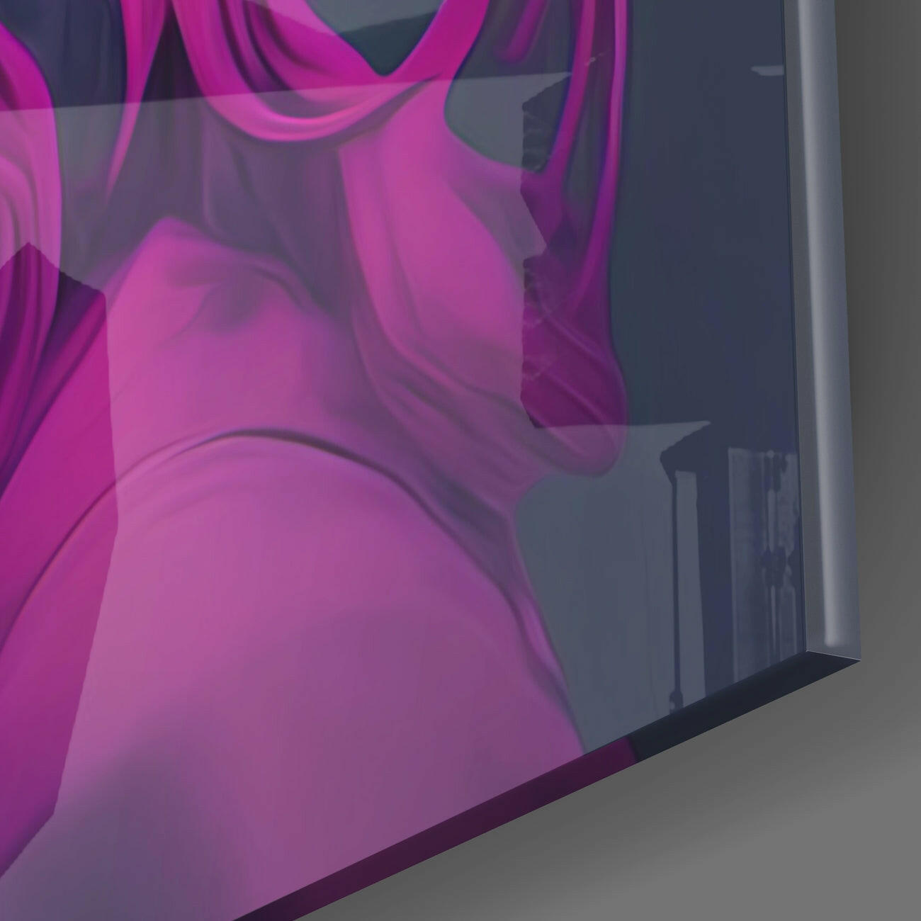 Smoked Thoughts Glass Wall Art  || Designer Collection | Insigne Art Design.