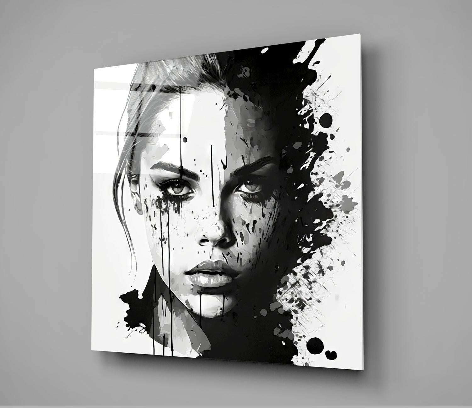 Woman Glass Wall Art  || Designer Collection | Insigne Art Design.