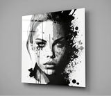 Woman Glass Wall Art  || Designer Collection | Insigne Art Design