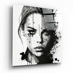 Woman Glass Wall Art  || Designer Collection | Insigne Art Design.