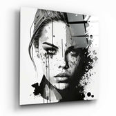 Woman Glass Wall Art  || Designer Collection | Insigne Art Design.